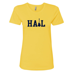 Ladies Next Level Soft Fitted Boyfriend Tee  -- Vibrant Yellow