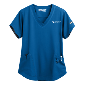 Ladies Grey's Anatomy by Barco Impact Harmony Women's 3-Pocket STRETCH V-Neck Scrub Top -- Royal