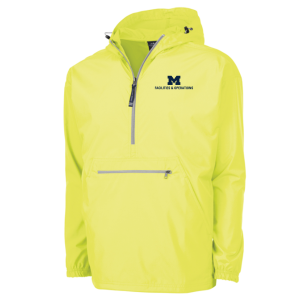 Men/Unisex Charles River Pack-N-Go Pullover -- Neon Yellow, $50