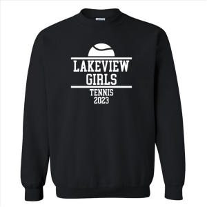 Men/Unisex Gildan Heavy Blend Crew Neck Sweatshirt -- Black