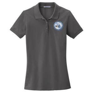 Ladies Port Authority Ladies EZCotton Polo -- Sterling Grey