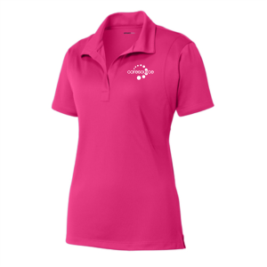 Ladies Sport Tek Ladies Micropique Sport Wick Sport Shirt -- Pink Raspberry