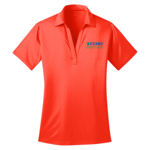 Ladies Port Authority Silk Touch Performance Polo -- Neon Orange
