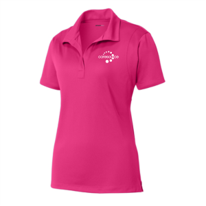 Ladies Sport Tek Ladies Micropique Sport Wick Sport Shirt -- Pink Raspberry