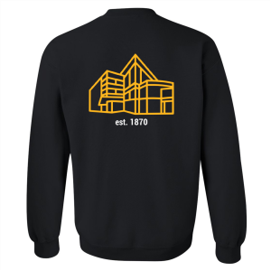 Men/Unisex Gildan Heavy Blend Crew Neck Sweatshirt -- Black