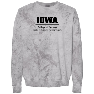 Men/Unisex Comfort Colors Adult Color Blast Crewneck Sweatshirt -- Smoke