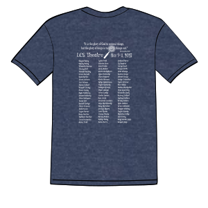 Crime and Curiosity Tee- Navy Mist