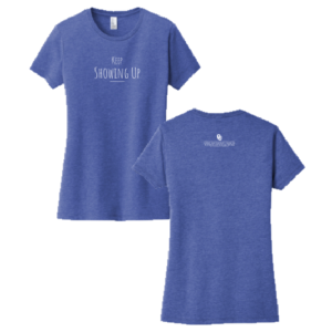 Ladies District Made Women's Very Important Tee -- Royal Frost