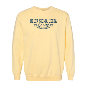 Men/Unisex Comfort Colors Crewneck Sweatshirt -- Butter