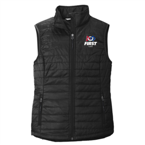 Ladies Port Authority Packable Puffy Vest -- Deep Black