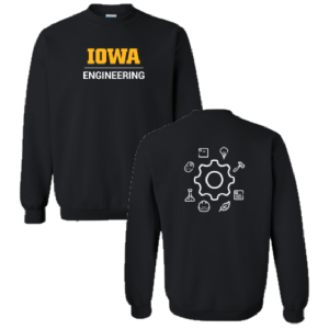 Men/Unisex Gildan Heavy Blend Crew Neck Sweatshirt -- Black