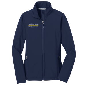 Ladies Port Authority Ladies Core Soft Shell Jacket -- Dress Blue Navy