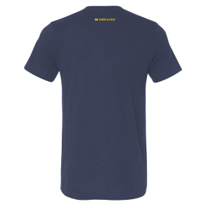 Men/Unisex Bella Canvas Soft Fitted Triblend Short Sleeve T-Shirt -- Navy TriBlend