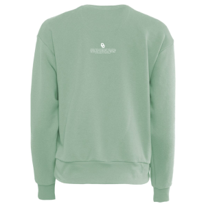 Ladies Next Level Ladies' Laguna Sueded Sweatshirt -- Stonewash Green
