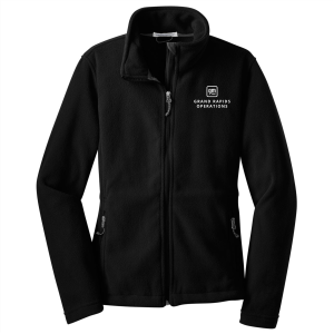 Ladies Port Authority Value Fleece Jacket -- Black