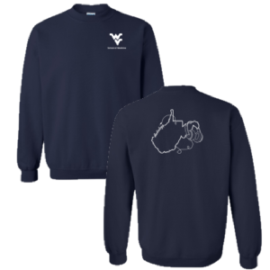 Headphones Design Men/Unisex Gildan Heavy Blend Crew Neck Sweatshirt -- Navy