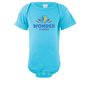 Infant Onesie Aqua Blue
