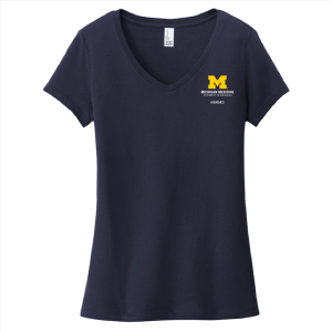 Ladies District Very Important Tee  V-Neck -- New Navy
