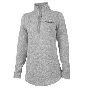 Ladies Charles River Women's Hingham Tunic -- Light Grey Heather