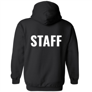 Gildan Hooded Sweatshirt -- Black