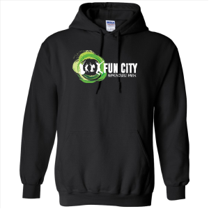 Gildan Hooded Sweatshirt -- Black