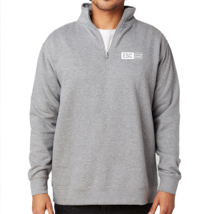 Cotton Heritage Quarter-Zip Fleece -- Carbon Grey