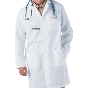 UNISEX Uniform Advantage 3/4 Length Lab Coat -- White