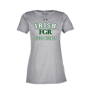 Ladies Under Armour Locker T-Shirt 2.0 -- T Gr Ht / Blk _025