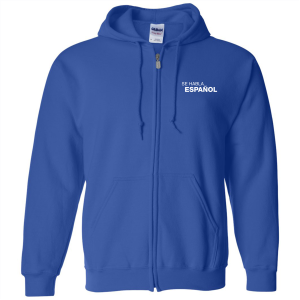 Men/Unisex Gildan Full Zip Hooded Sweatshirt -- Royal (All School)