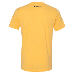 Men/Unisex Bella Canvas Soft Fitted Triblend Short Sleeve T-Shirt -- Yellow Gold Triblend