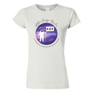 Ladies Gildan Ladies Fashion Fit T-Shirt -- White