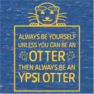 Ladies Bella Canvas Lightweight Flowy Tank -- True Royal Marble