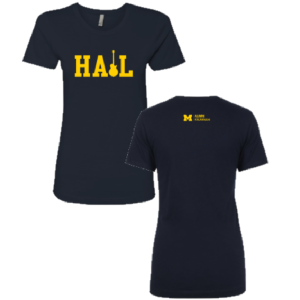 Ladies Next Level Soft Fitted Boyfriend Tee  -- Midnight Navy