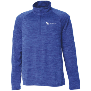 Men/Unisex Charles River Mens Space Dye Performance Pullover -- Royal