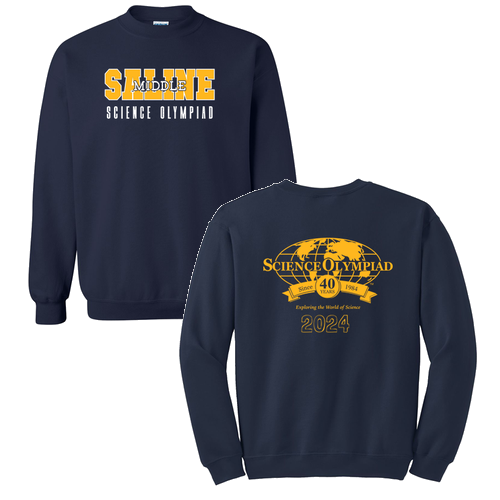 Gildan Heavy Blend Crewneck Sweatshirt -- Navy