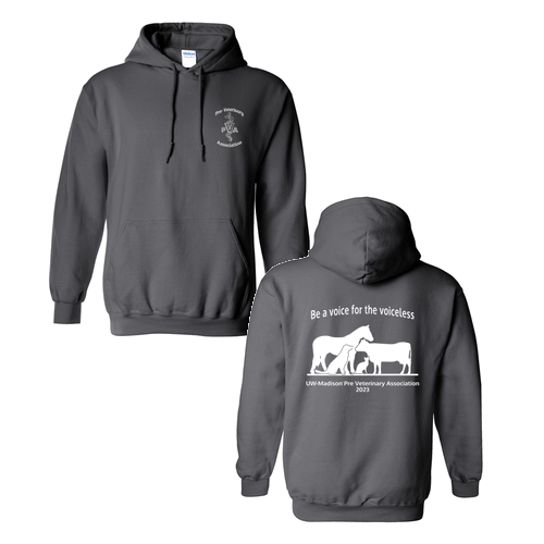 Gildan Heavy Blend Hooded Sweatshirt -- Charcoal