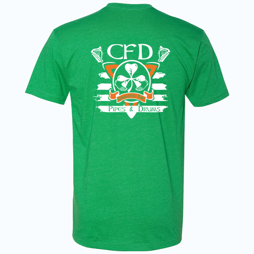 Next Level Kelly Green Soft CVC Crew