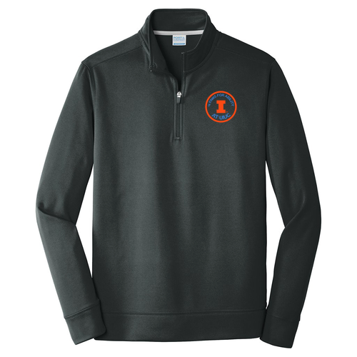 Port & Company Performance Fleece 1/4-Zip Pullover Sweatshirt -- Jet Black