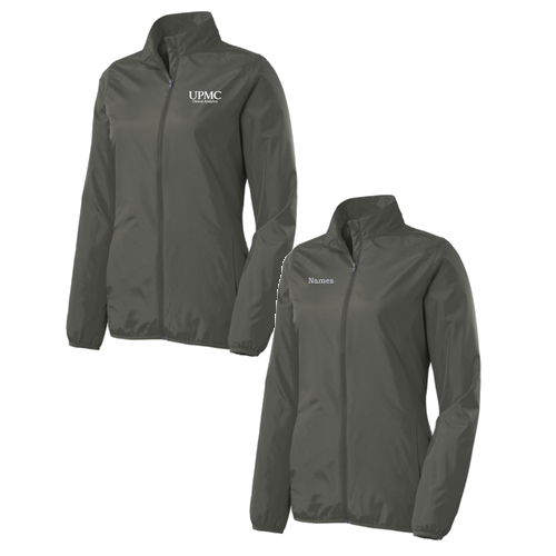 Port Authority Ladies Zephyr Full-Zip Jacket -- Grey Steel