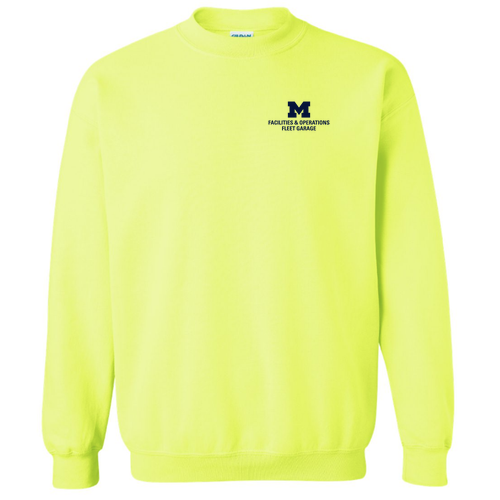 Men/Unisex Gildan Heavy Blend Crewneck Sweatshirt -- Safety Green, $16