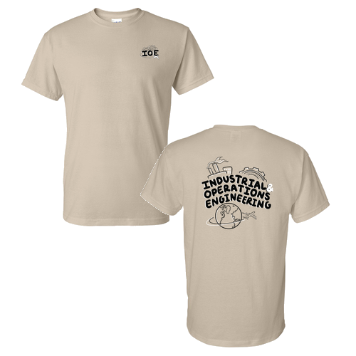 Men/Unisex Gildan DryBlend 50/50 T-Shirt -- Sand