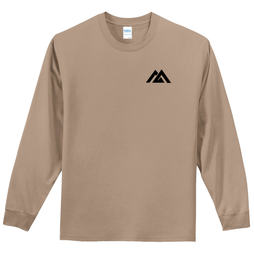 Port and Company100% Cotton Essential Long Sleeve T-Shirt -- Sand