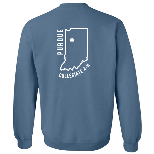 Heavy Blend Crew Neck Sweatshirt -- Indigo Blue