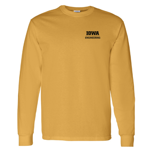 Gildan Heavy Cotton Longsleeve Basic T-Shirt -- Gold