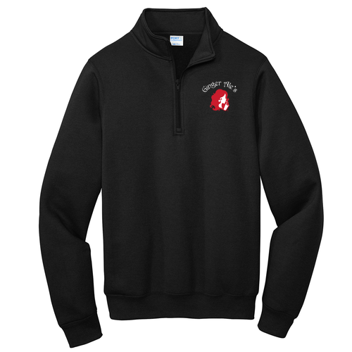 Port and Company Core Fleece Quarter-Zip Pullover Sweatshirt -- Jet Black
