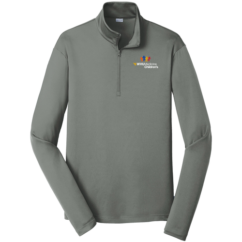 Sport-Tek PosiCharge Competitor Quarter Zip Pullover -- Grey Concrete