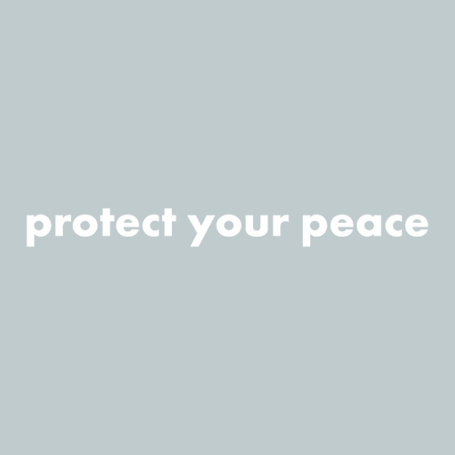 Protect Your Peace Pigment Dyed Crew Neck -- Pigment Sage