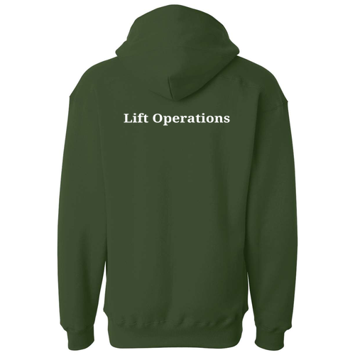 J America Sport Lace Hooded Sweatshirt -- Forest