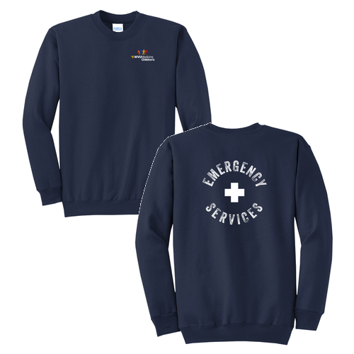 Port and Company Classic Crewneck Sweatshirt -- Navy