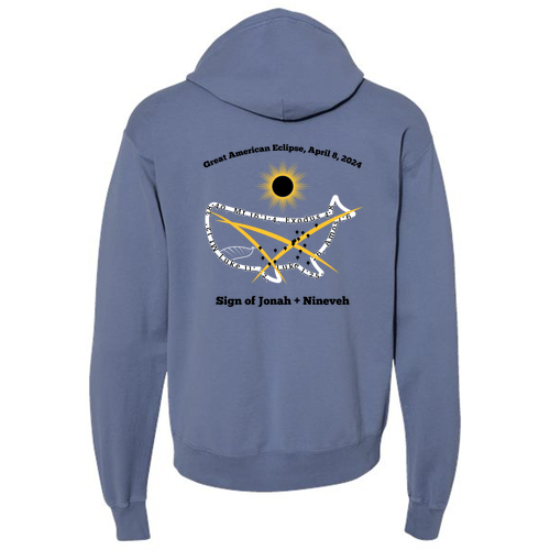 ComfortWash by Hanes Garment Dyed Unisex Hooded Pullover Sweatshirt -- Saltwater